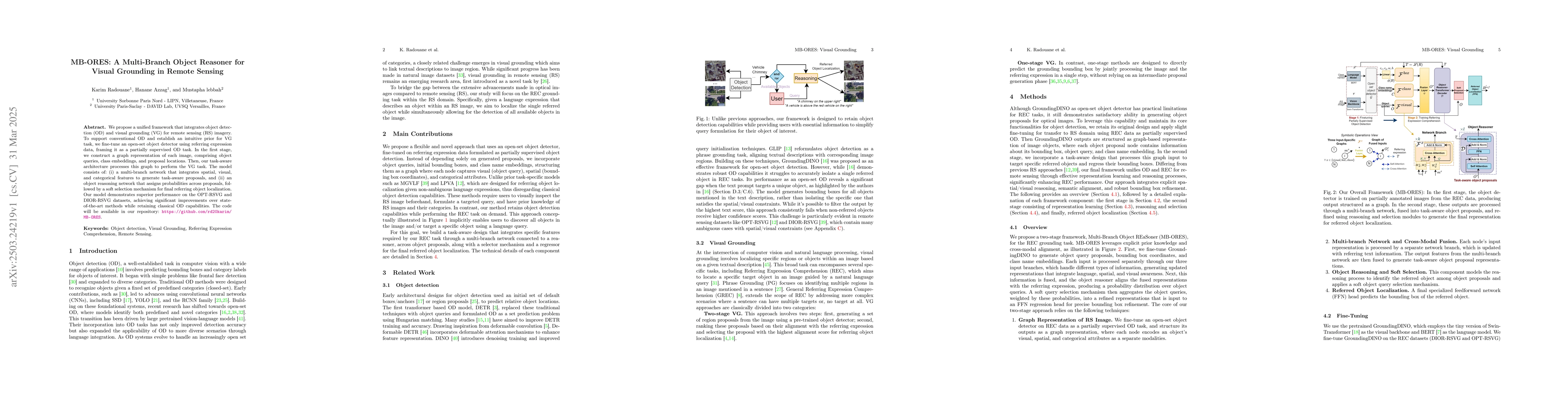 Thumbnail for MB-ORES: A Multi-Branch Object Reasoner for Visual Grounding in Remote
  Sensing