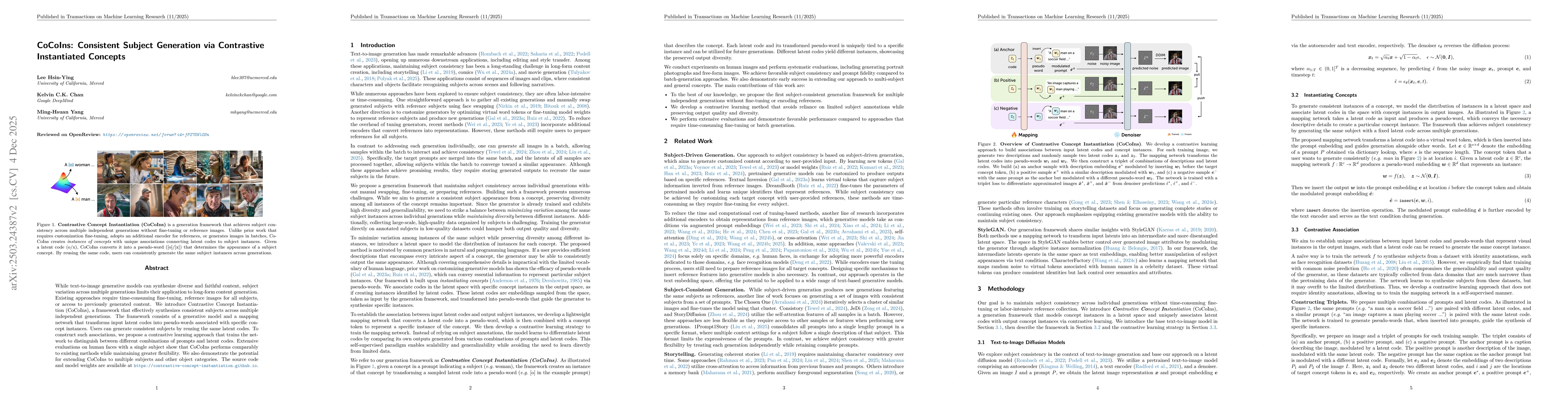Thumbnail for CoCoIns: Consistent Subject Generation via Contrastive Instantiated Concepts
