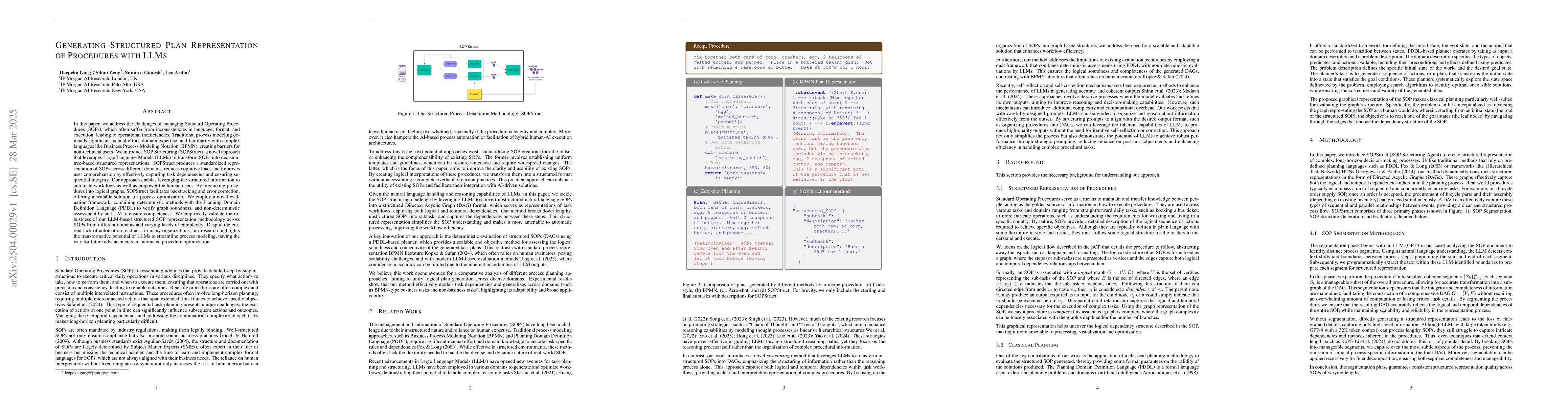 Thumbnail for Generating Structured Plan Representation of Procedures with LLMs