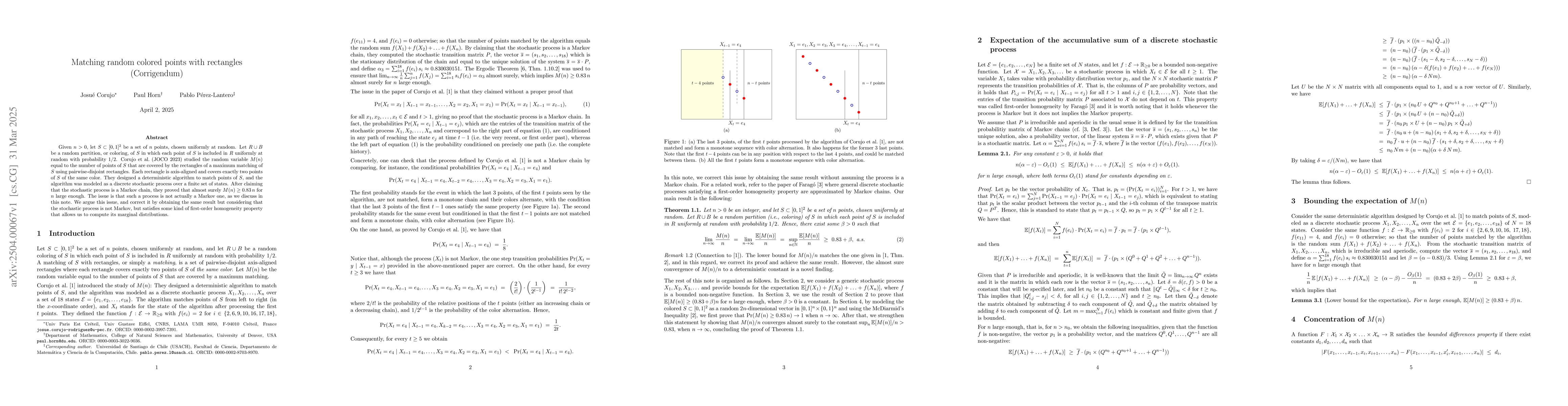 Thumbnail for Matching random colored points with rectangles (Corrigendum)