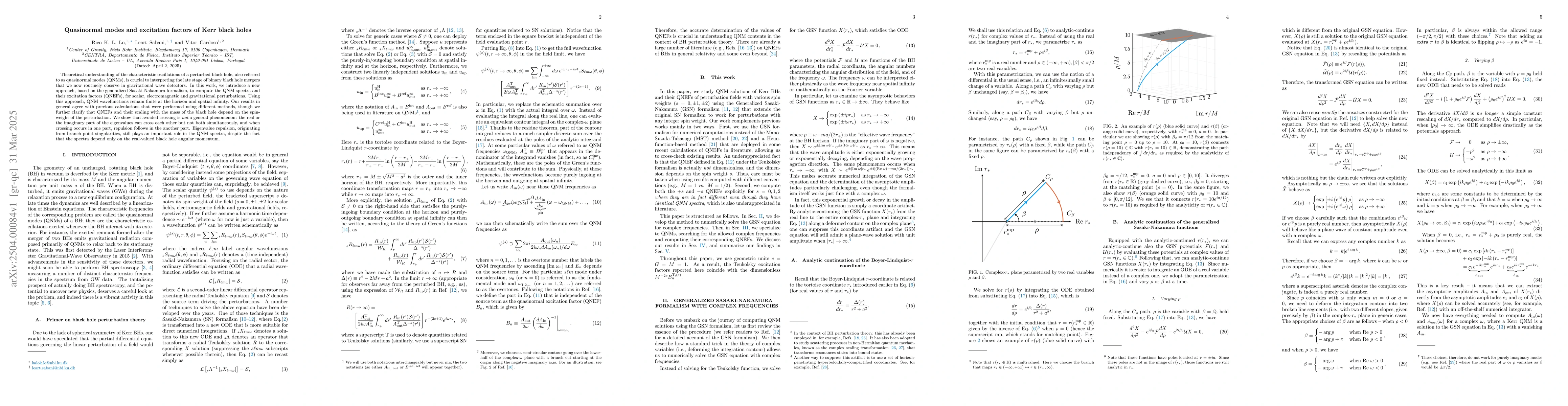 Thumbnail for Quasinormal modes and excitation factors of Kerr black holes
