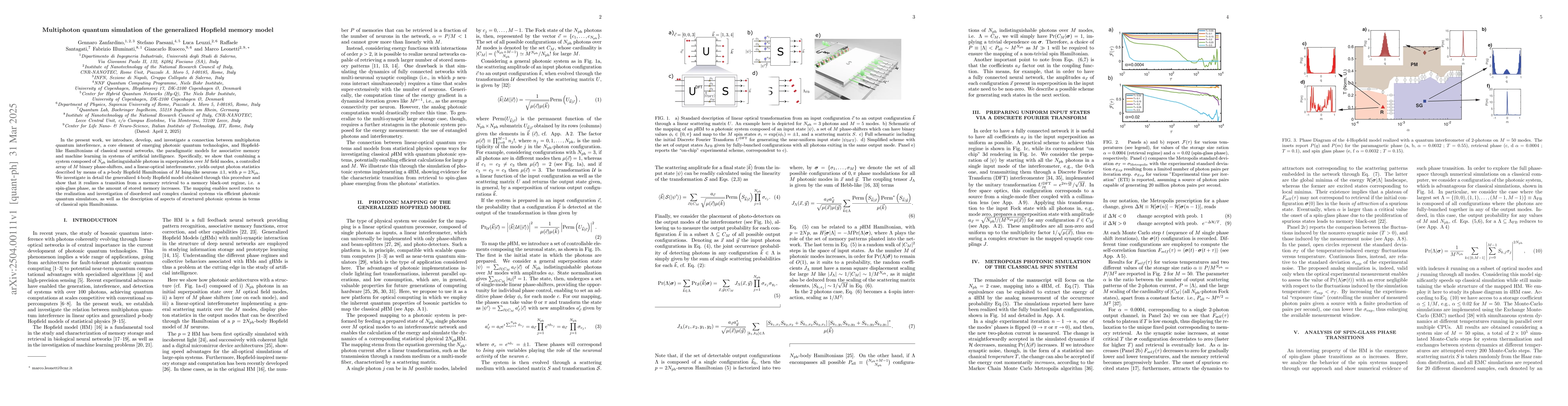 Thumbnail for Multiphoton quantum simulation of the generalized Hopfield memory model