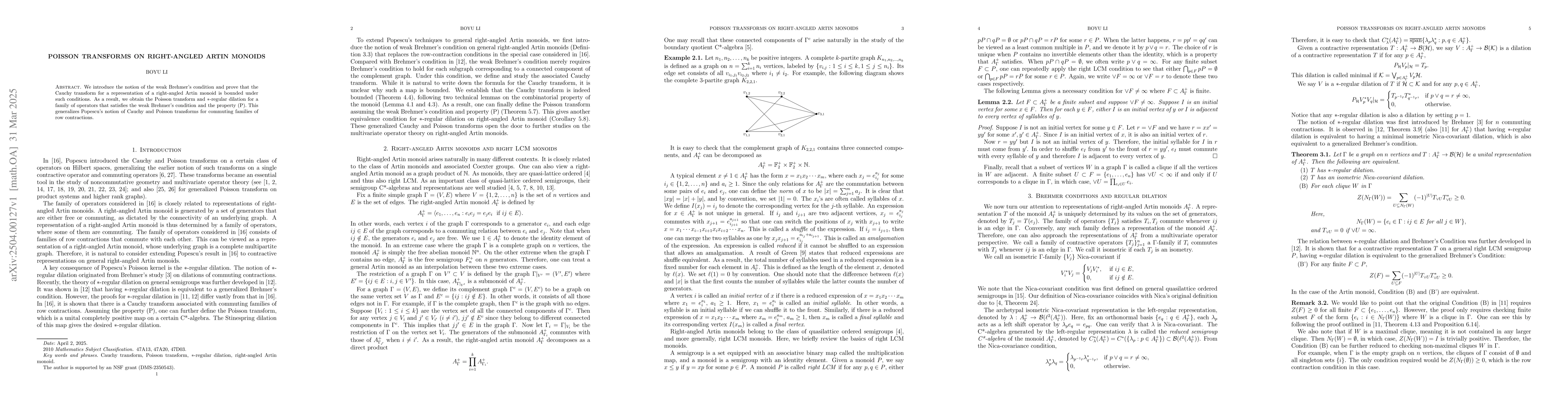 Thumbnail for Poisson transforms on right-angled Artin monoids