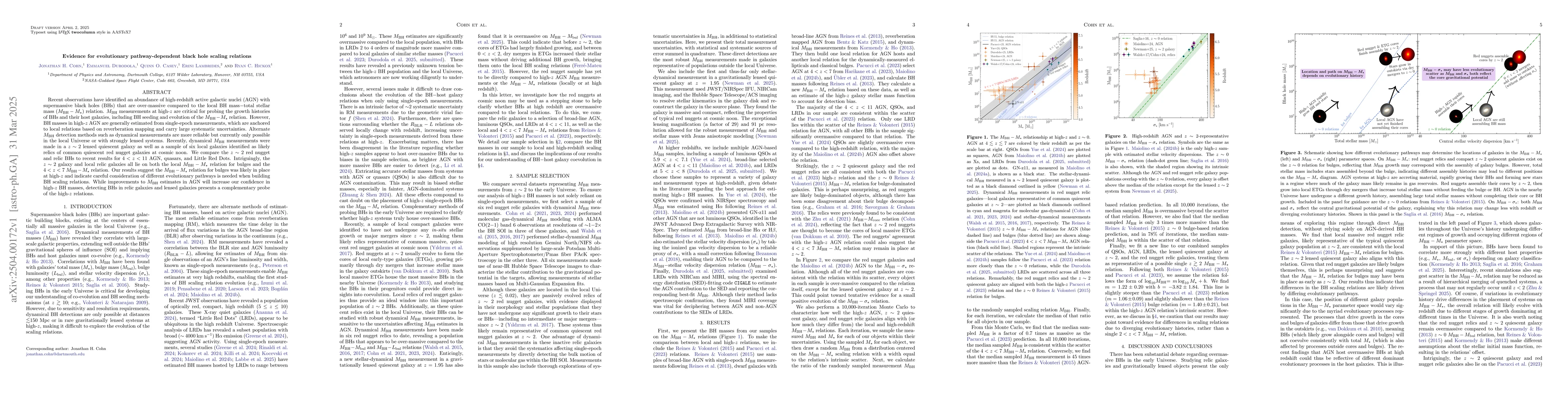 Thumbnail for Evidence for evolutionary pathway-dependent black hole scaling relations