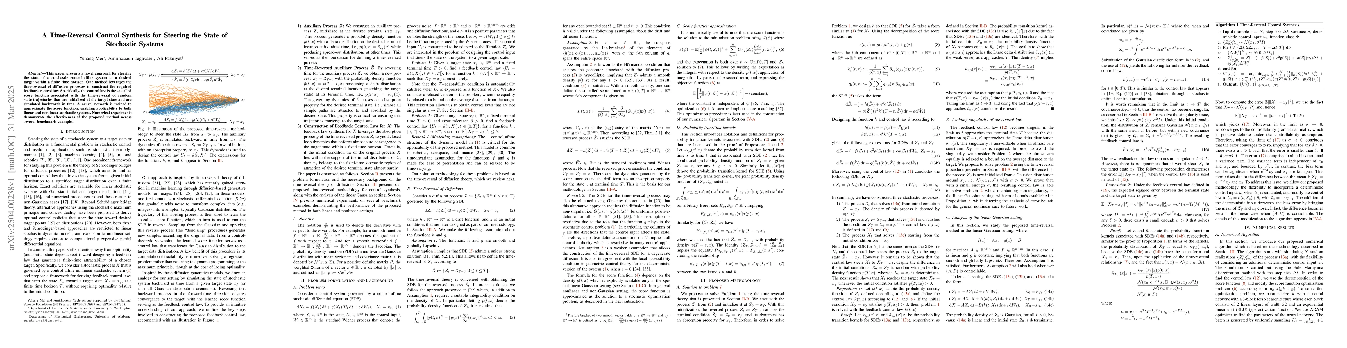 Thumbnail for A Time-Reversal Control Synthesis for Steering the State of Stochastic
  Systems
