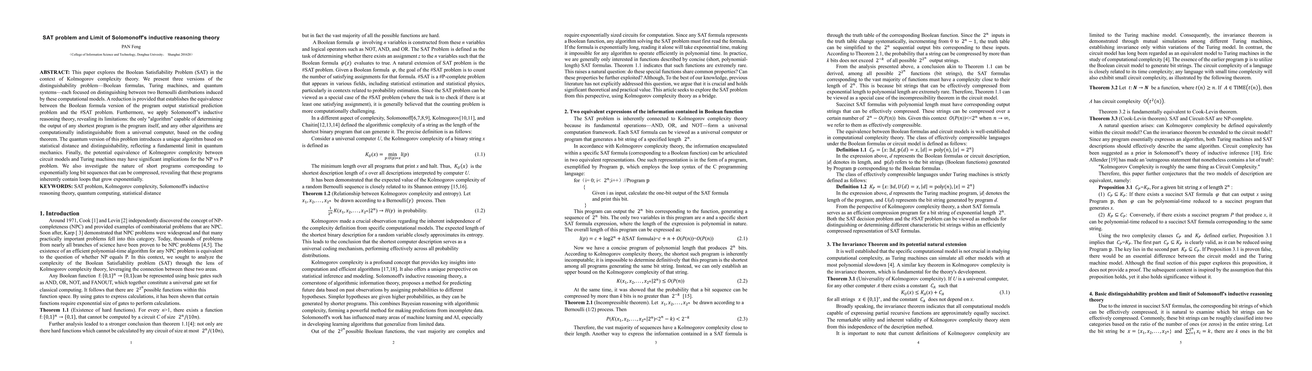 Thumbnail for SAT problem and Limit of Solomonoff's inductive reasoning theory