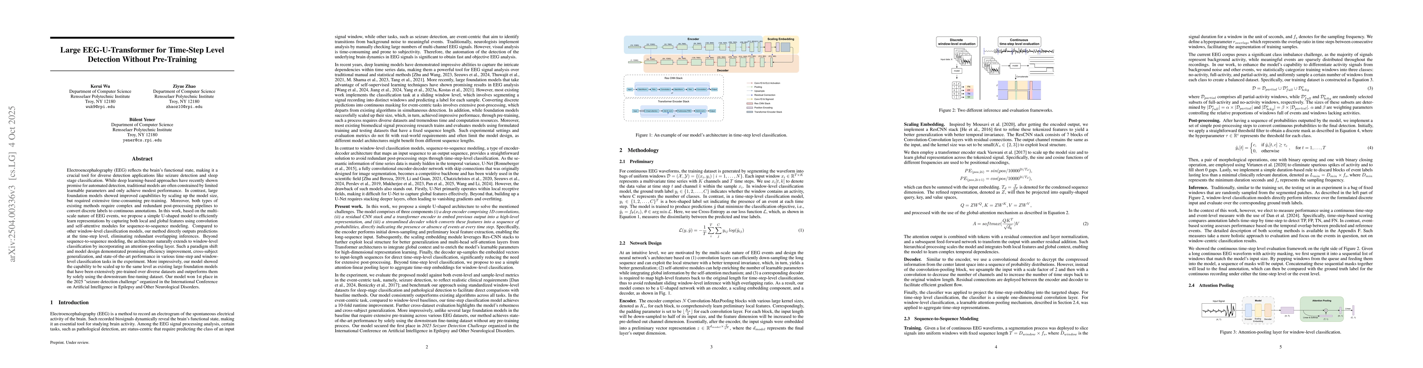 Thumbnail for Large EEG-U-Transformer for Time-Step Level Detection Without
  Pre-Training