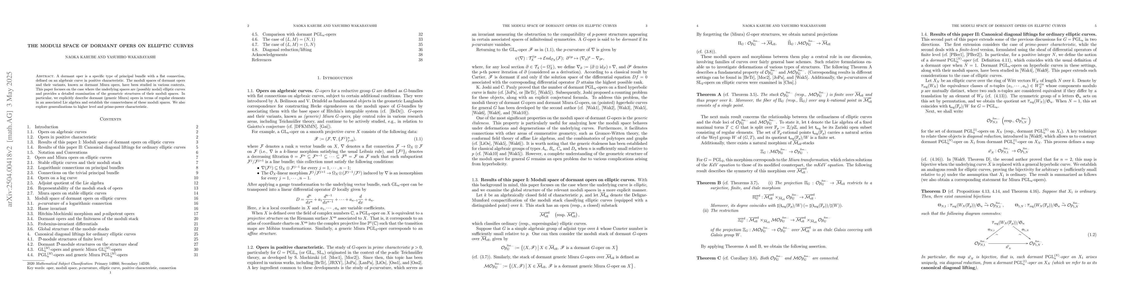 Thumbnail for The moduli space of dormant opers on elliptic curves
