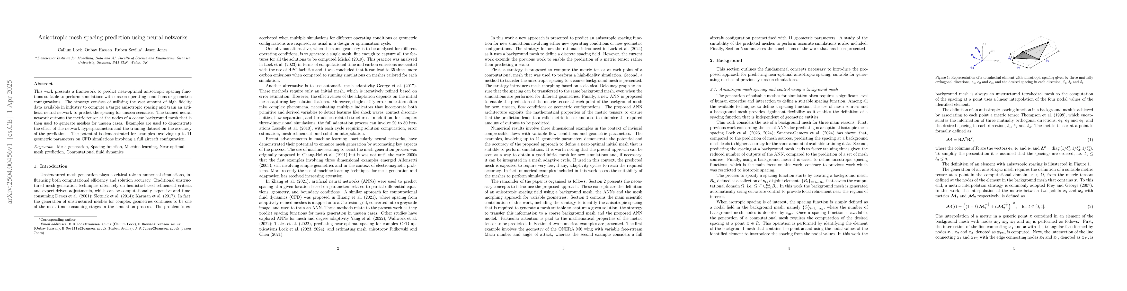 Thumbnail for Anisotropic mesh spacing prediction using neural networks