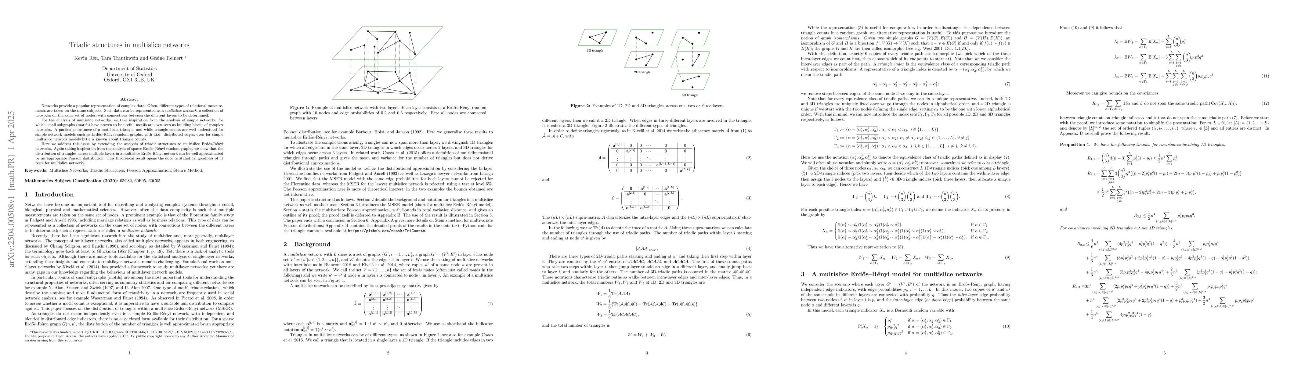 Thumbnail for Triadic structures in multislice networks
