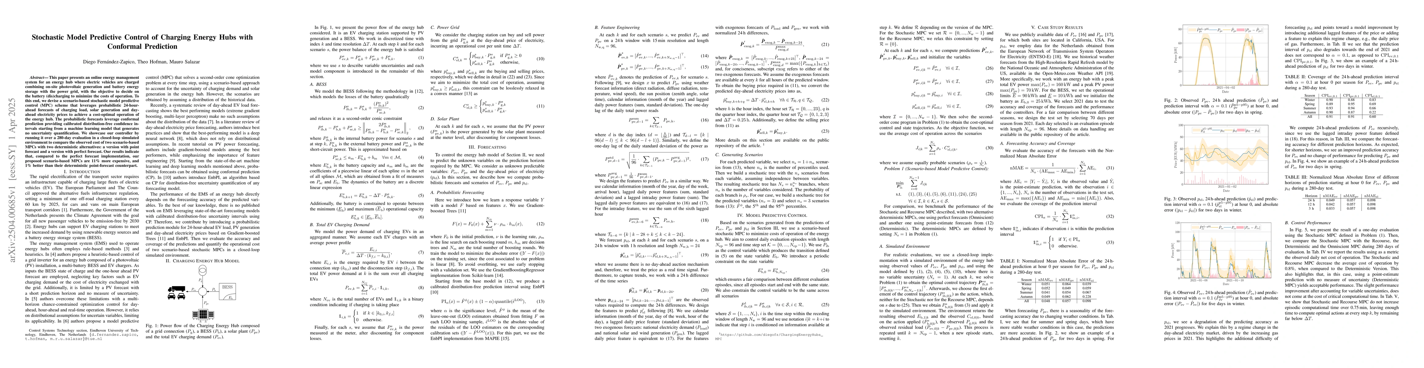 Thumbnail for Stochastic Model Predictive Control of Charging Energy Hubs with
  Conformal Prediction