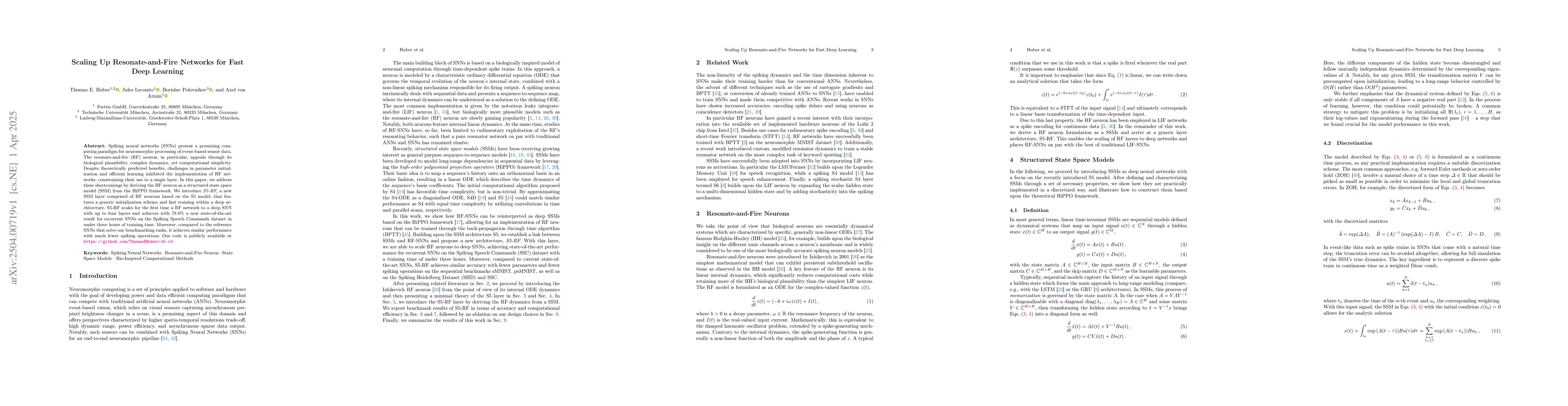 Thumbnail for Scaling Up Resonate-and-Fire Networks for Fast Deep Learning