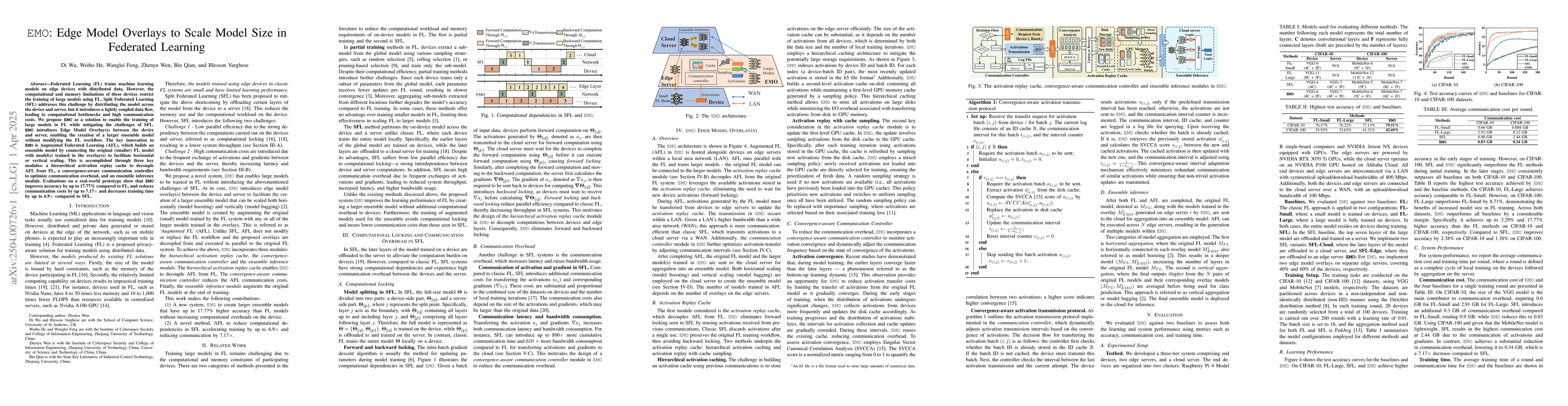 Thumbnail for EMO: Edge Model Overlays to Scale Model Size in Federated Learning