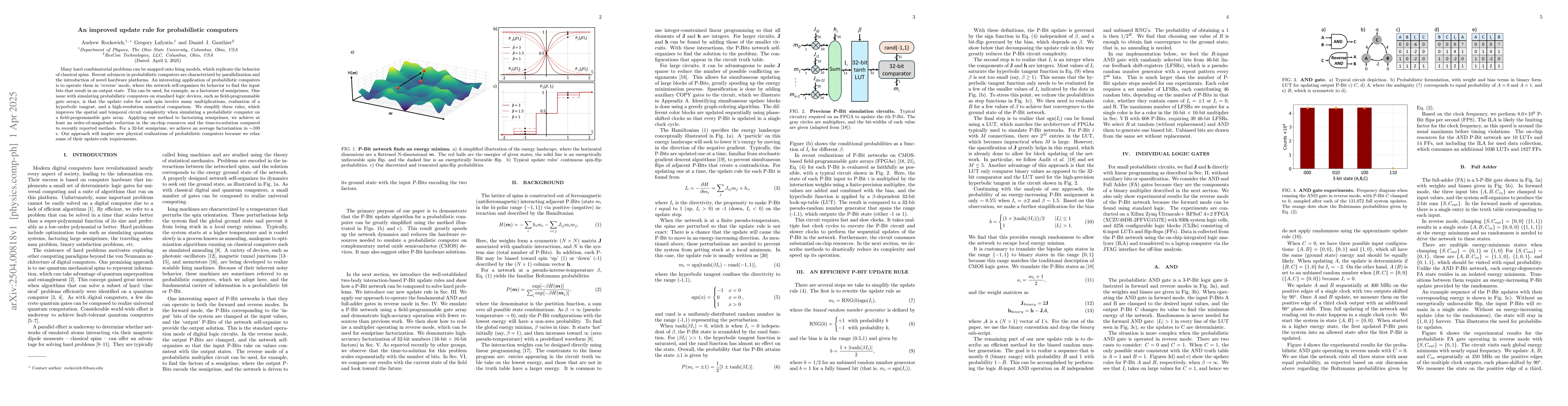 Thumbnail for An improved update rule for probabilistic computers