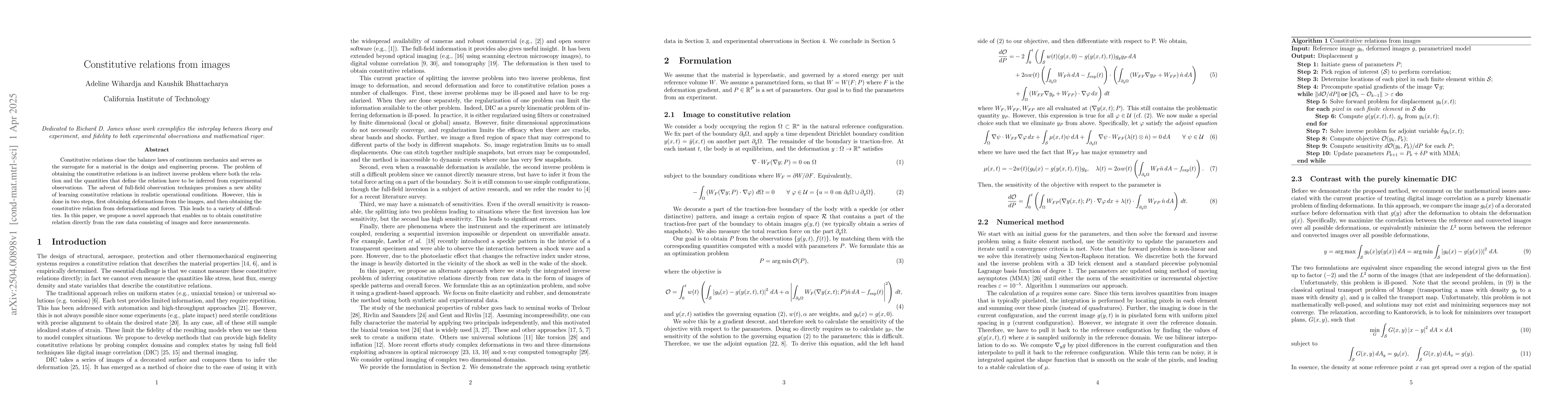 Thumbnail for Constitutive relations from images