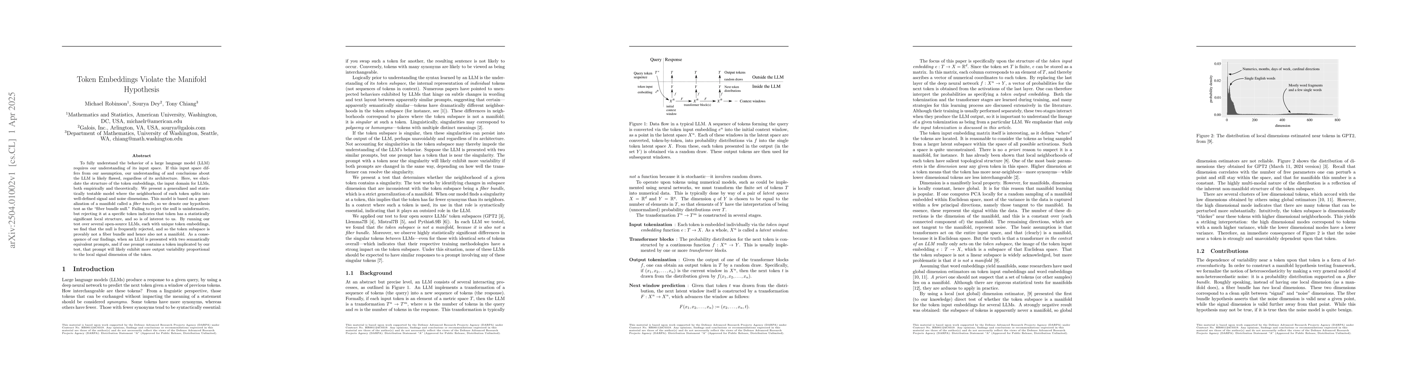 Thumbnail for Token embeddings violate the manifold hypothesis