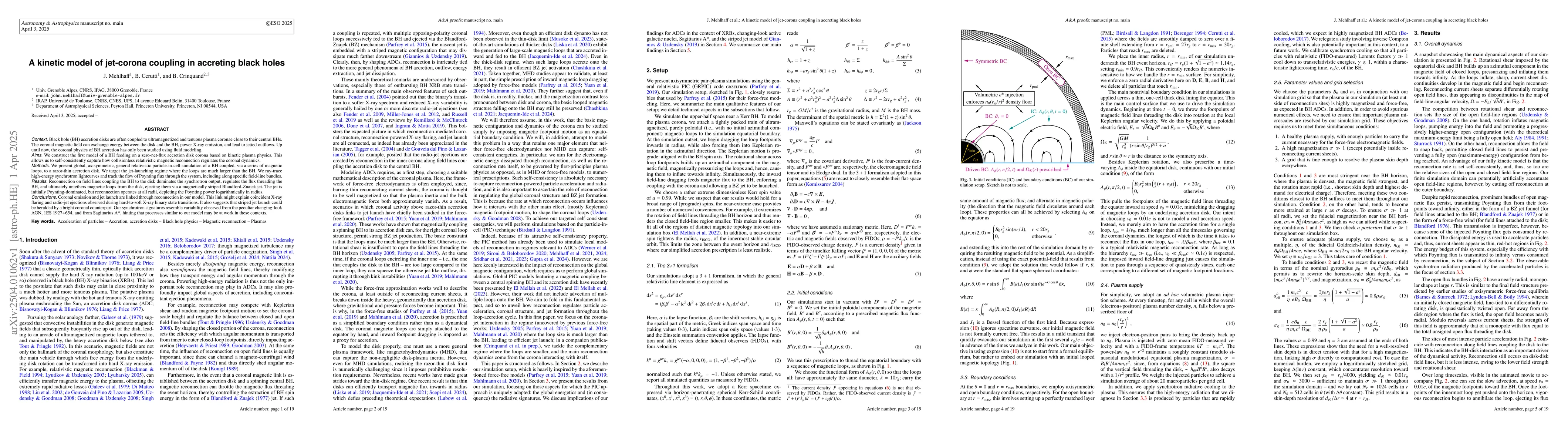 Thumbnail for A kinetic model of jet-corona coupling in accreting black holes