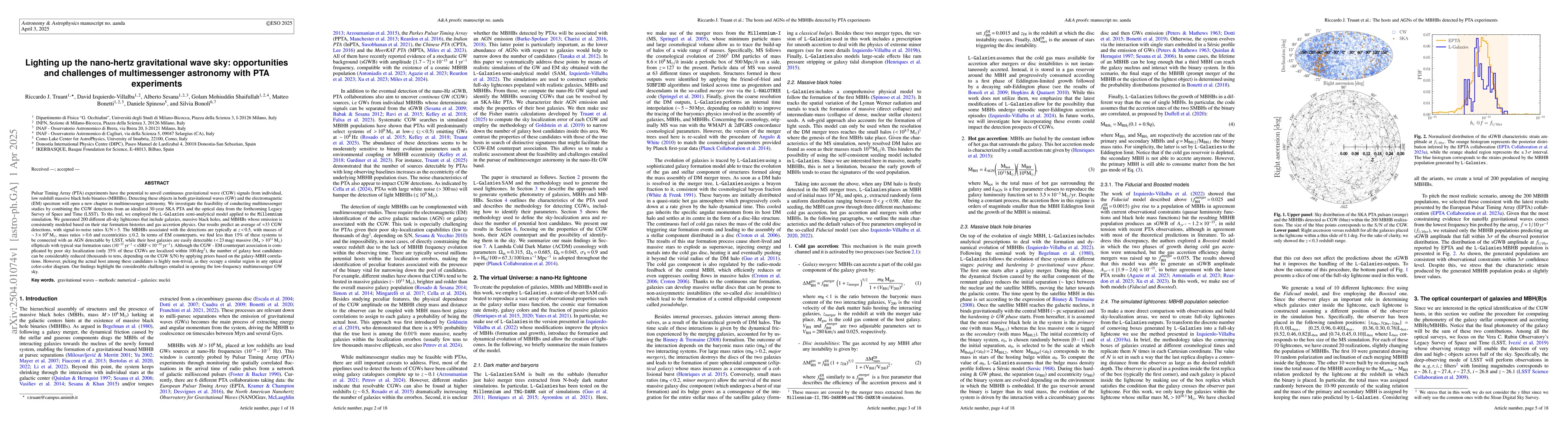 Thumbnail for Lighting up the nano-hertz gravitational wave sky: opportunities and
  challenges of multimessenger astronomy with PTA experiments