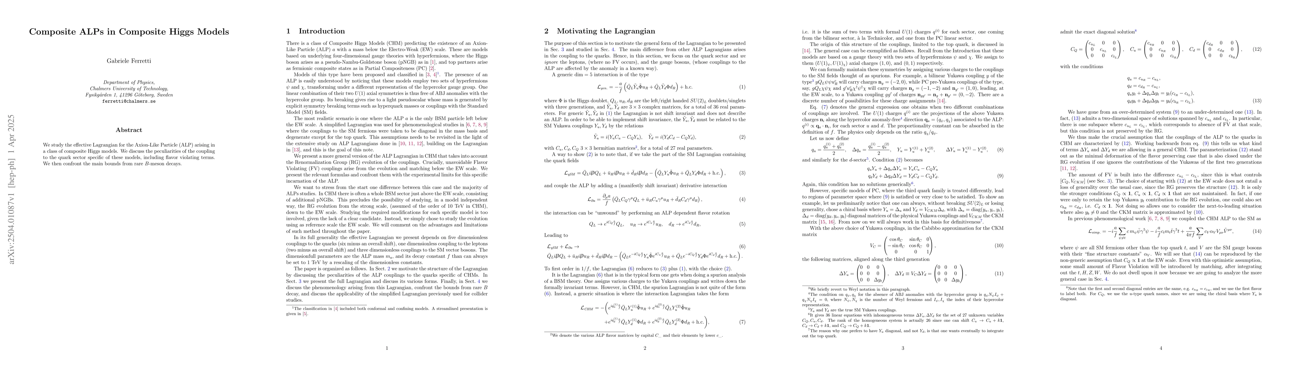 Thumbnail for Composite ALPs in Composite Higgs Models