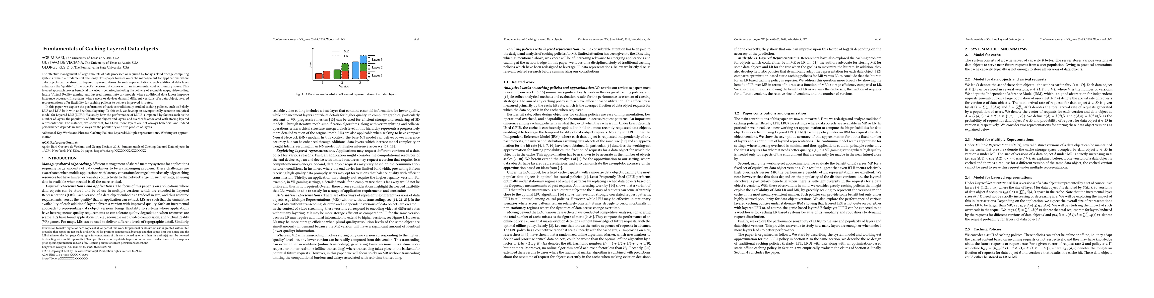 Thumbnail for Fundamentals of Caching Layered Data objects