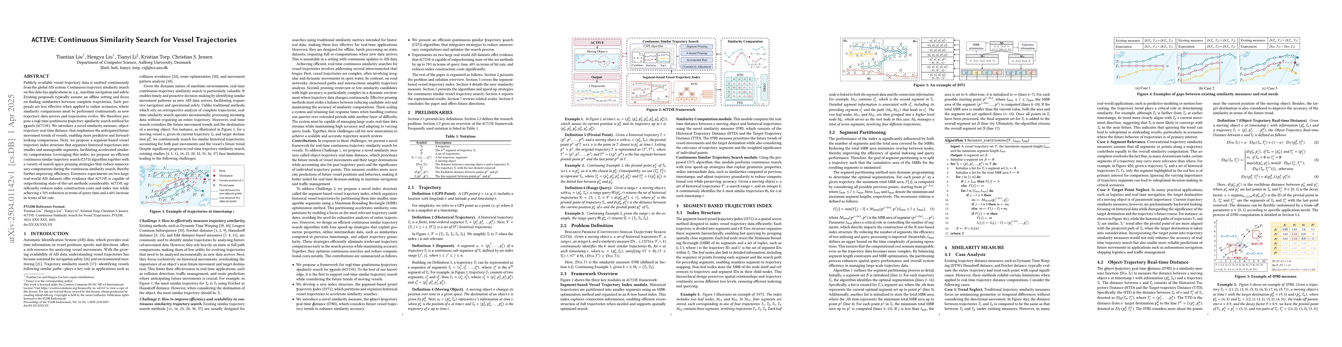 Thumbnail for ACTIVE: Continuous Similarity Search for Vessel Trajectories