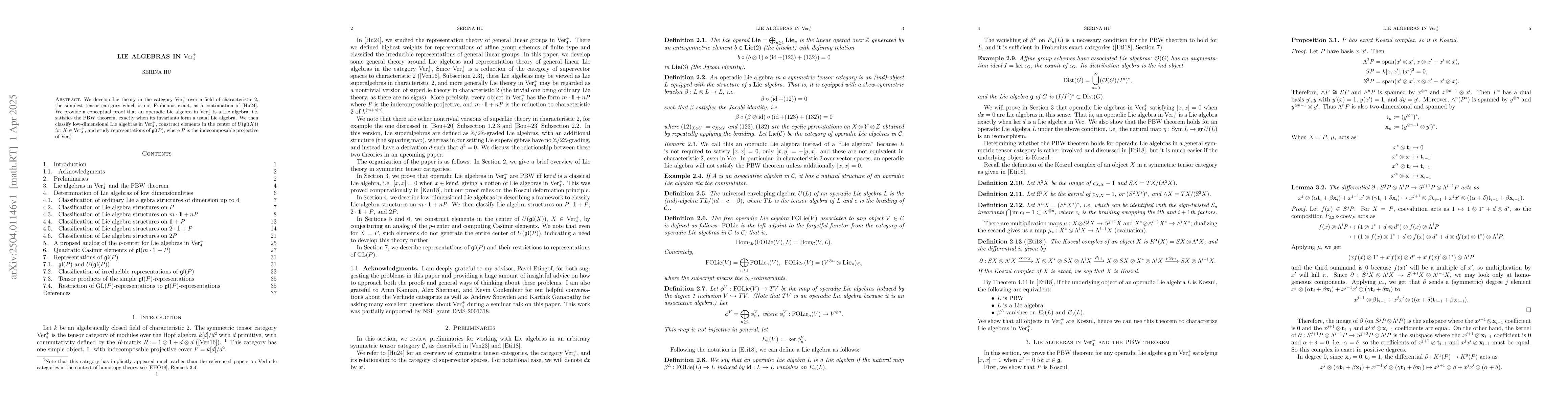 Thumbnail for Lie algebras in $\text{Ver}_4^+$