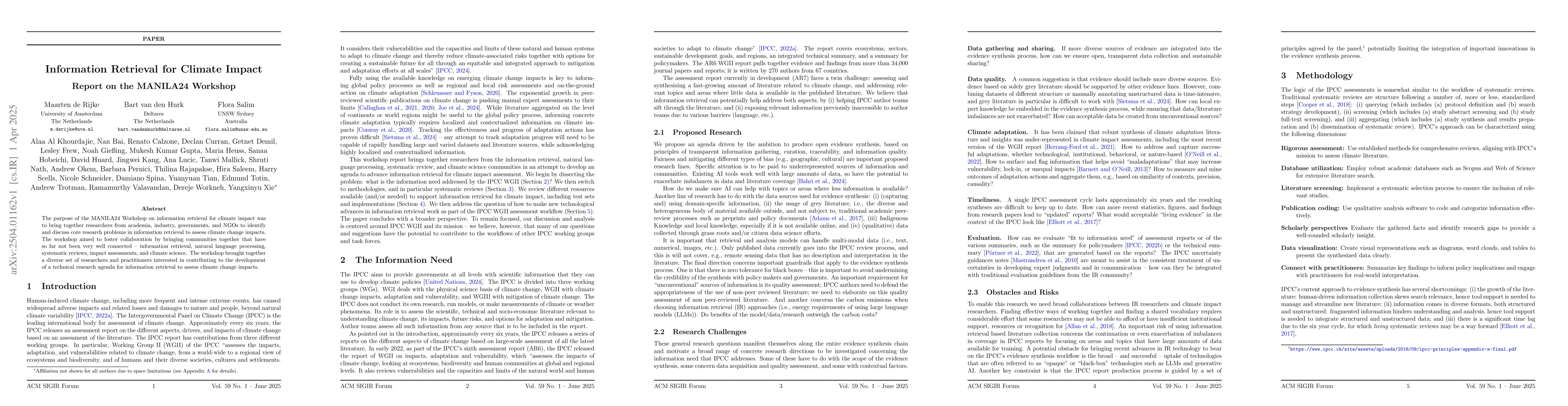 Thumbnail for Information Retrieval for Climate Impact