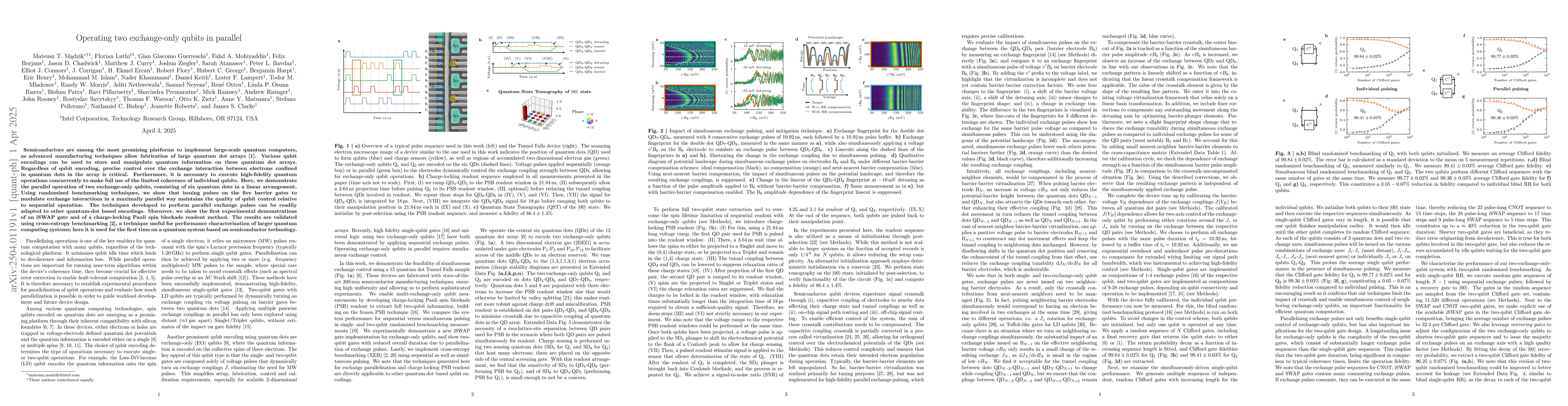 Thumbnail for Operating two exchange-only qubits in parallel