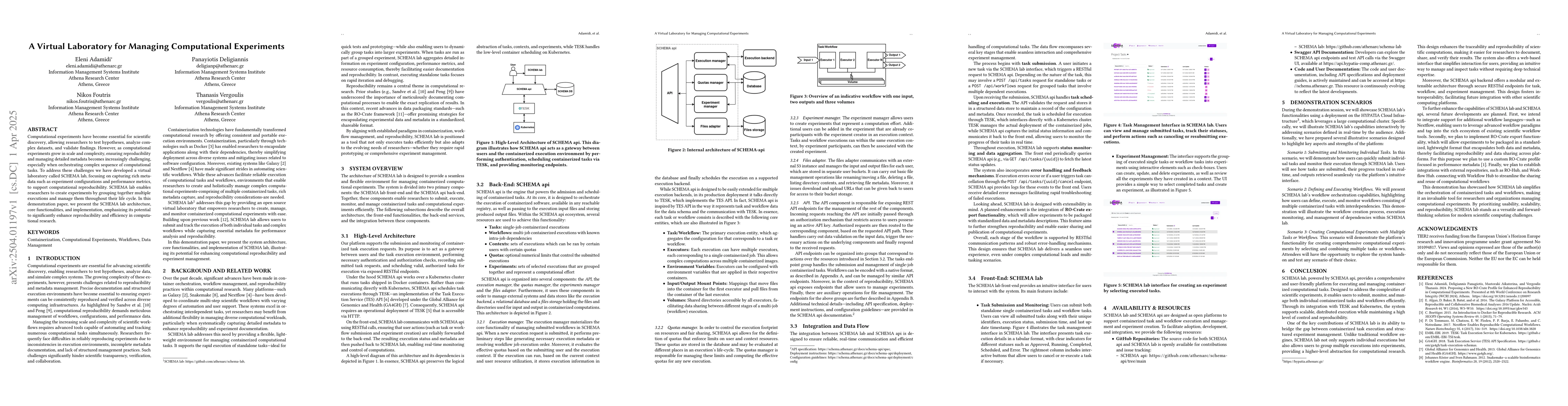 Thumbnail for A Virtual Laboratory for Managing Computational Experiments