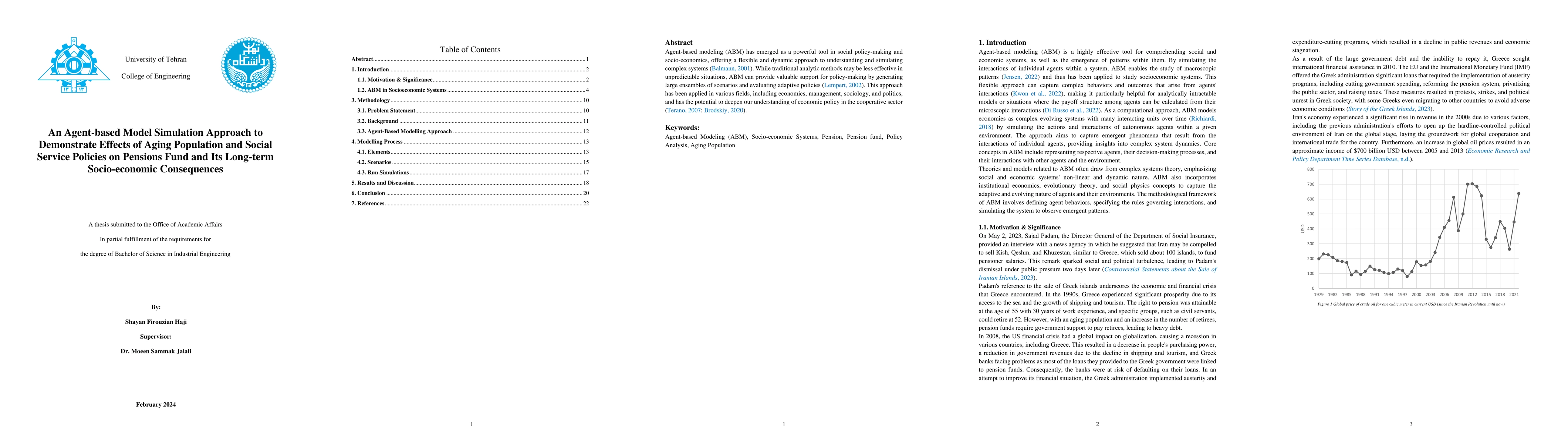 Thumbnail for An Agent-based Model Simulation Approach to Demonstrate Effects of Aging
  Population and Social Service Policies on Pensions Fund and Its Long-term
  Socio-economic Consequences