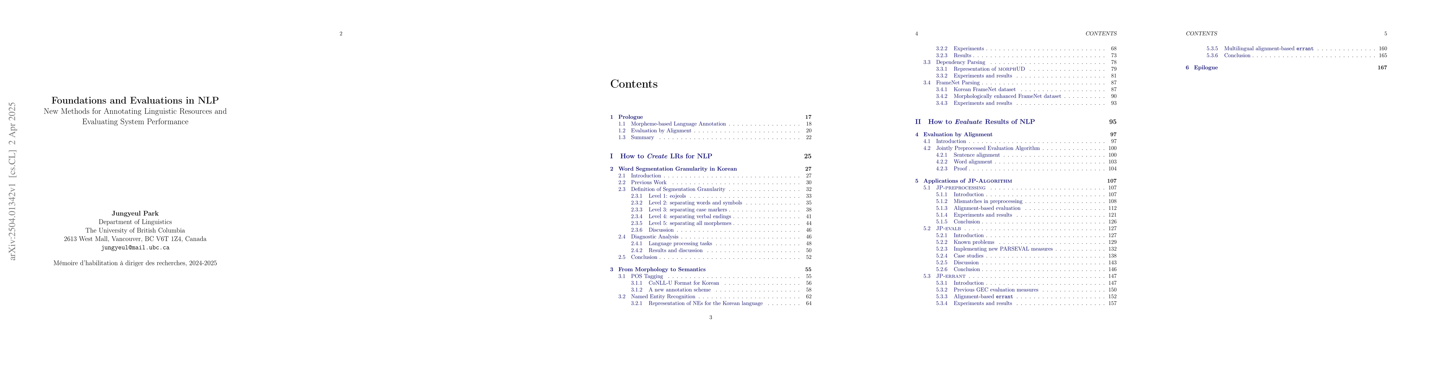 Thumbnail for Foundations and Evaluations in NLP