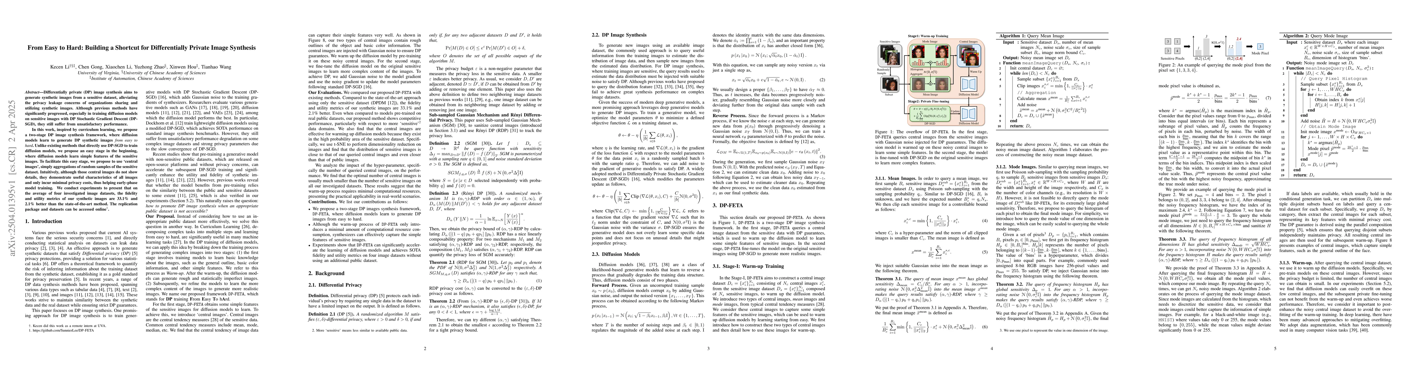 Thumbnail for From Easy to Hard: Building a Shortcut for Differentially Private Image
  Synthesis