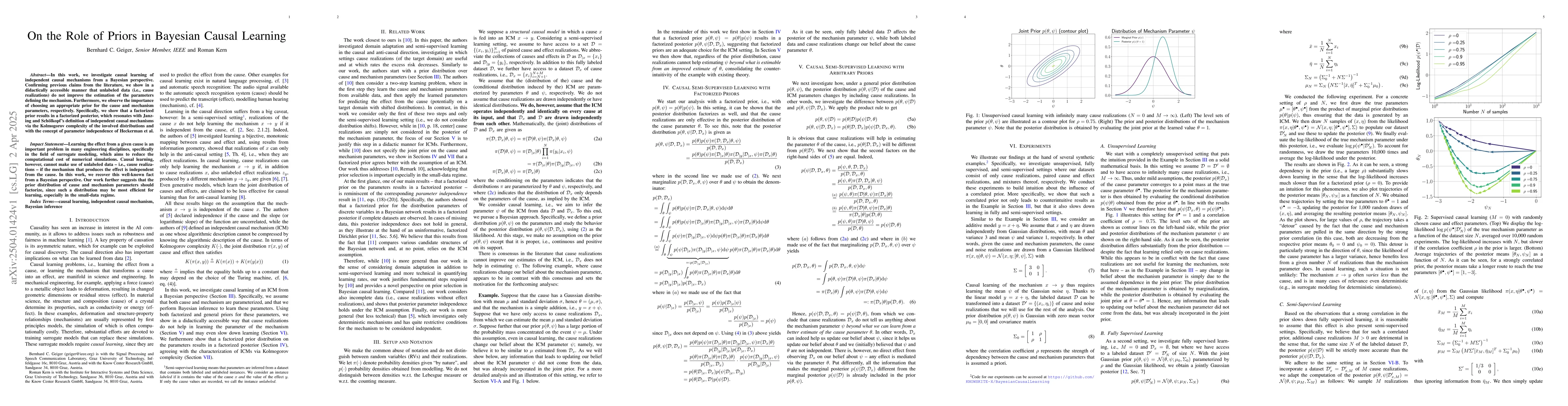 Thumbnail for On the Role of Priors in Bayesian Causal Learning
