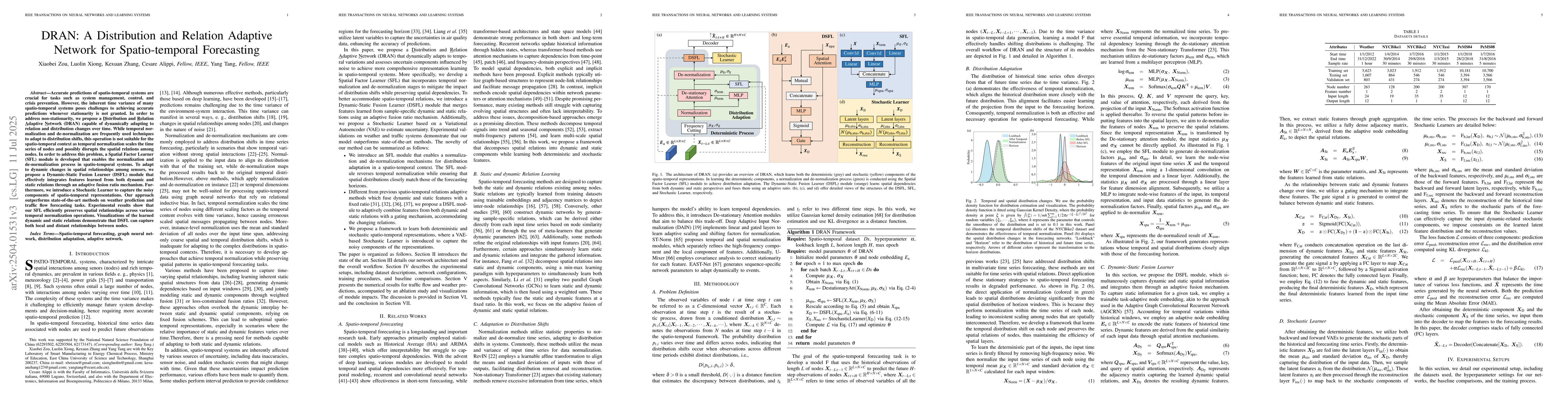 Thumbnail for DRAN: A Distribution and Relation Adaptive Network for Spatio-temporal
  Forecasting