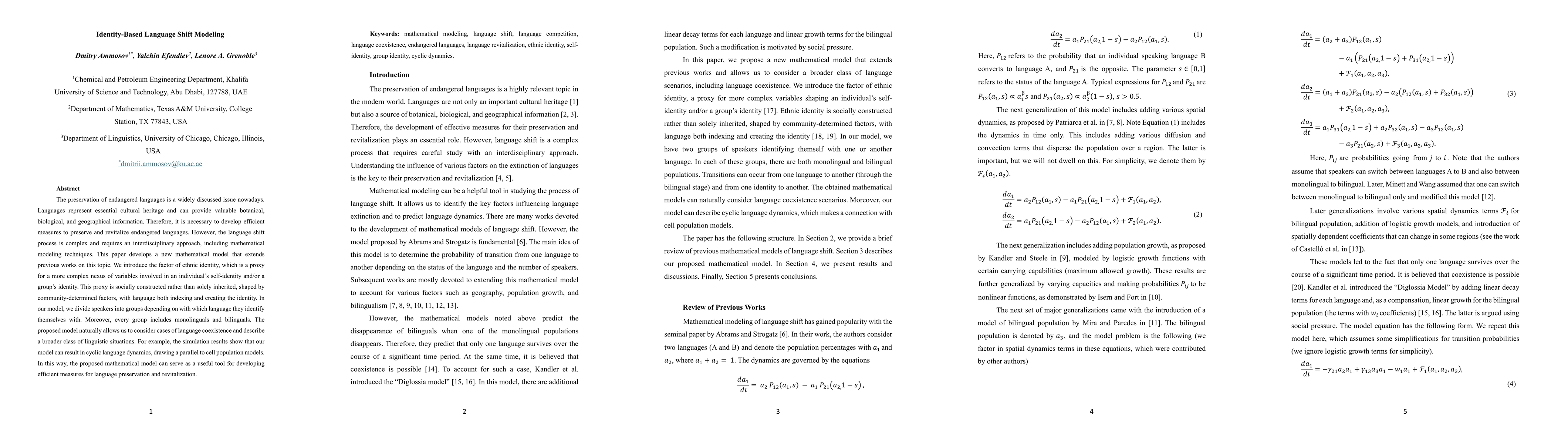 Thumbnail for Identity-Based Language Shift Modeling