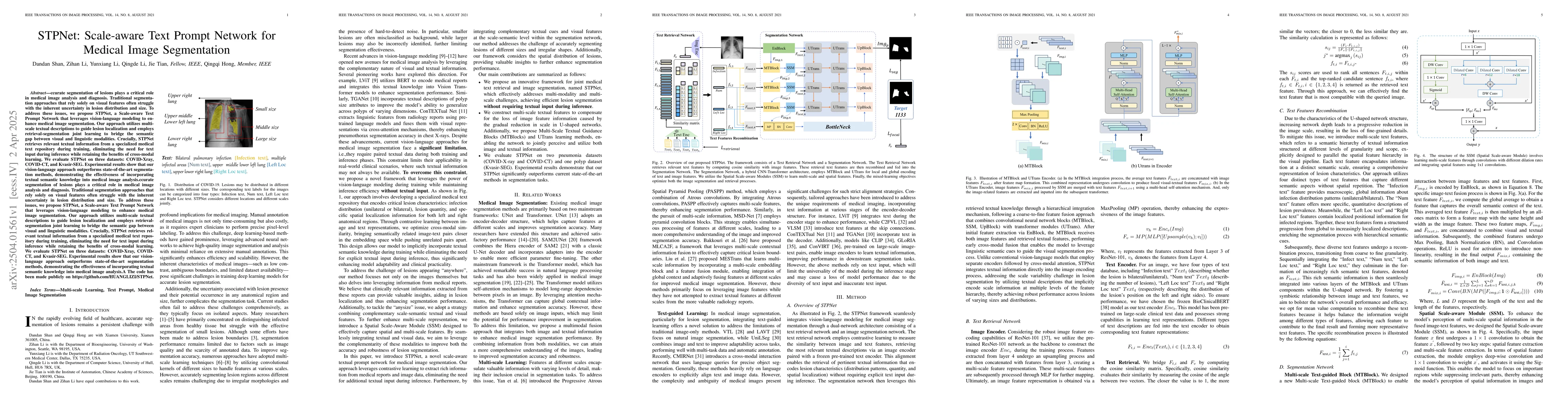 Thumbnail for STPNet: Scale-aware Text Prompt Network for Medical Image Segmentation