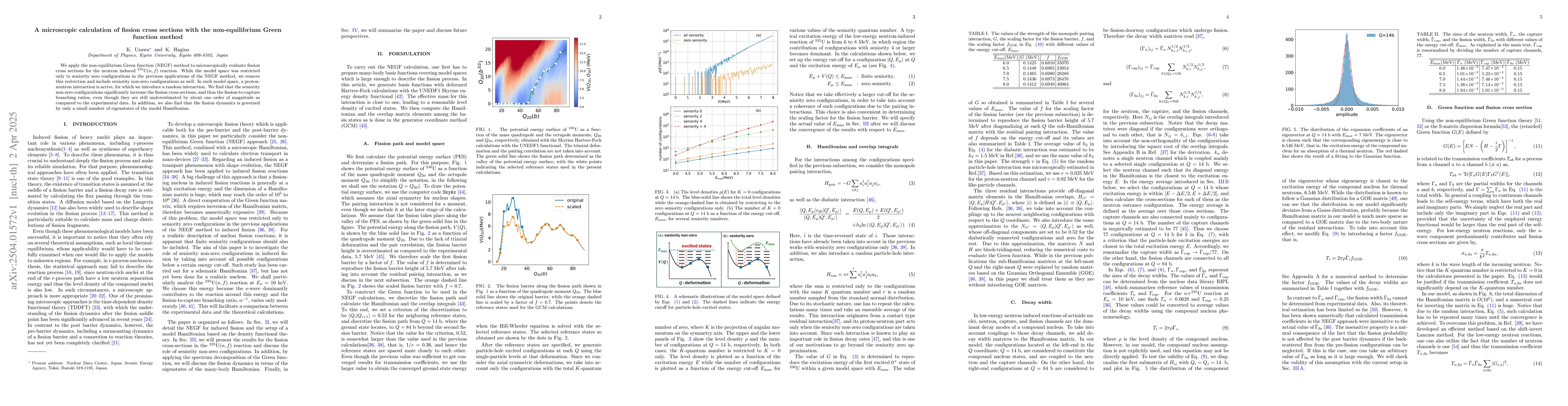 Thumbnail for A microscopic calculation of fission cross sections with the
  non-equilibrium Green function method