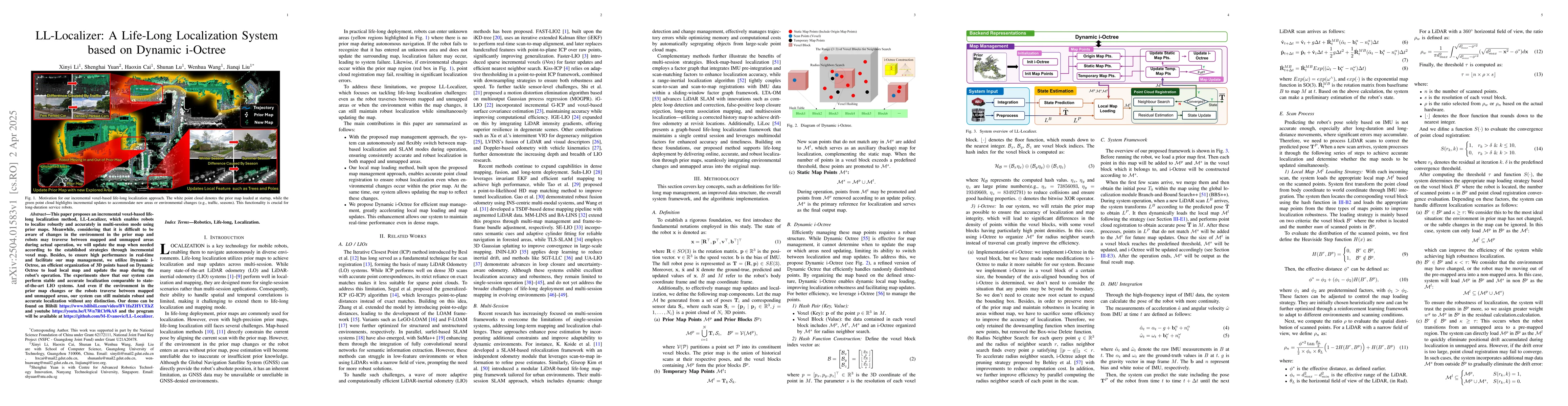 Thumbnail for LL-Localizer: A Life-Long Localization System based on Dynamic i-Octree
