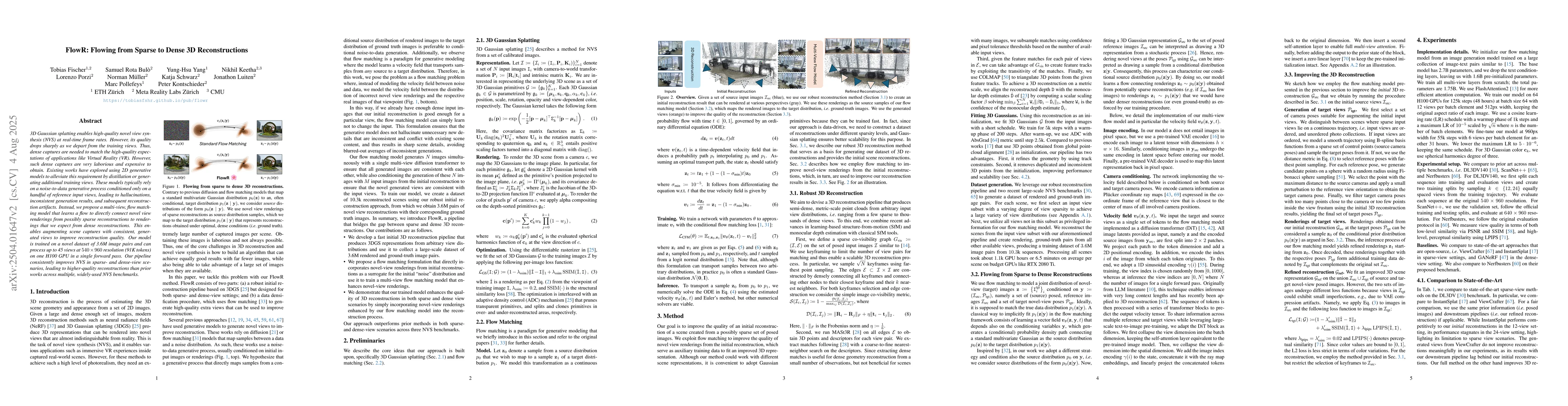 Thumbnail for FlowR: Flowing from Sparse to Dense 3D Reconstructions