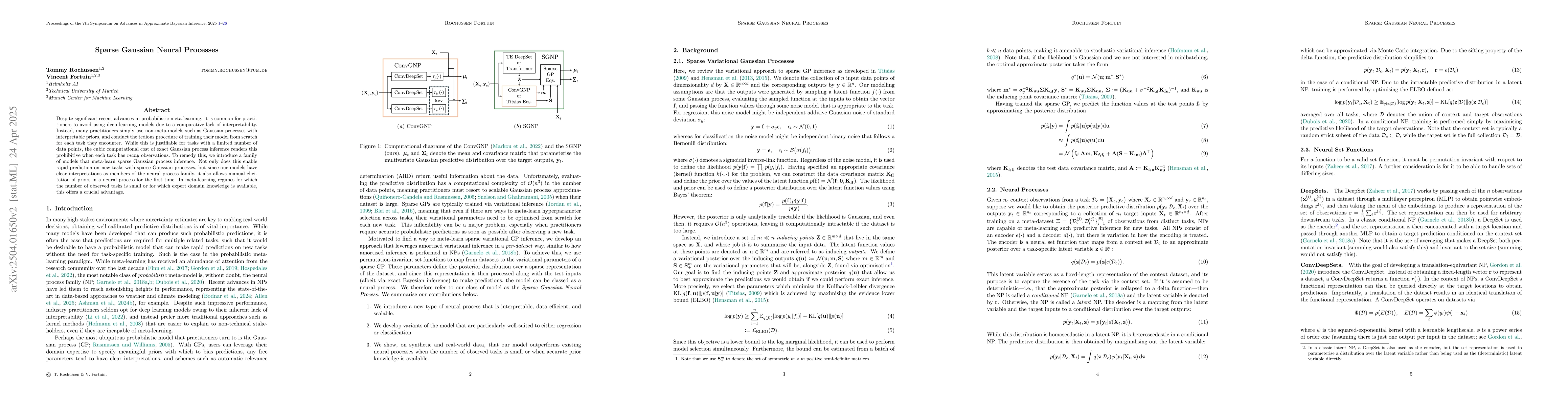 Thumbnail for Sparse Gaussian Neural Processes
