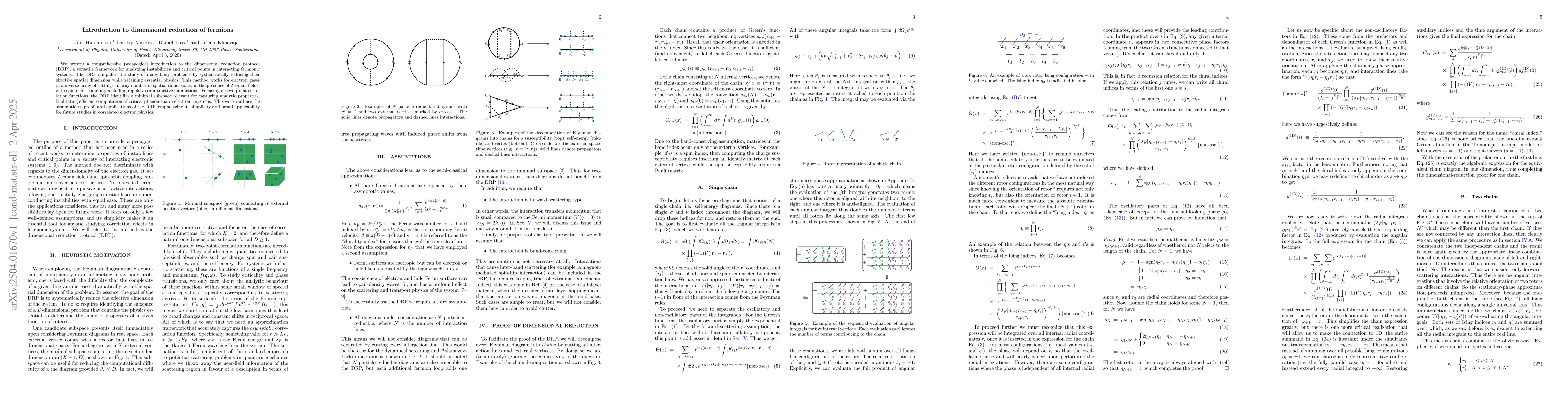 Thumbnail for Introduction to dimensional reduction of fermions