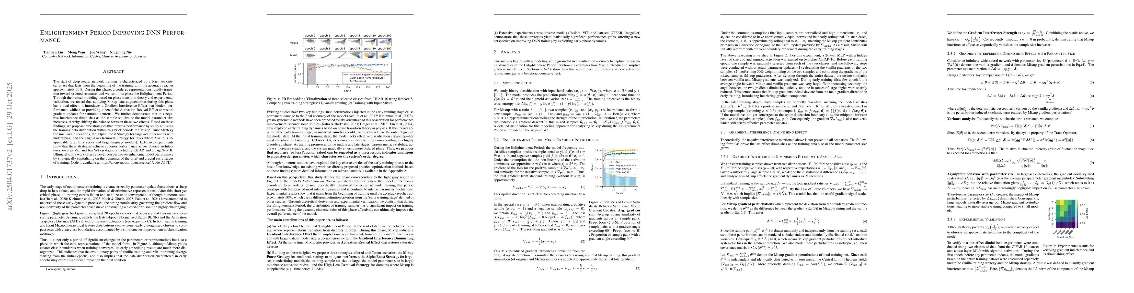 Thumbnail for Enlightenment Period Improving DNN Performance