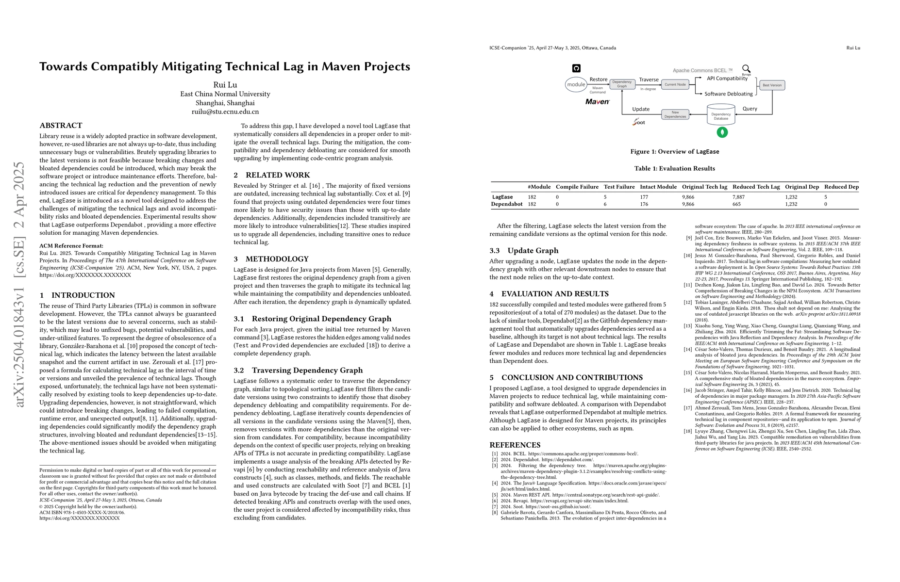 Thumbnail for Towards Compatibly Mitigating Technical Lag in Maven Projects