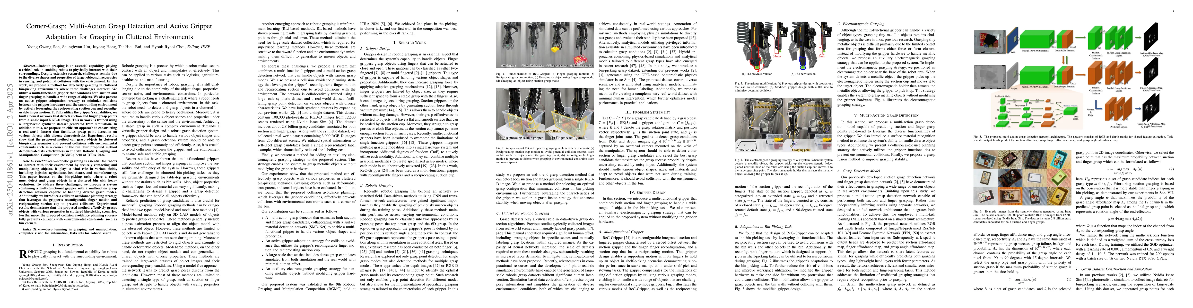 Thumbnail for Corner-Grasp: Multi-Action Grasp Detection and Active Gripper Adaptation
  for Grasping in Cluttered Environments