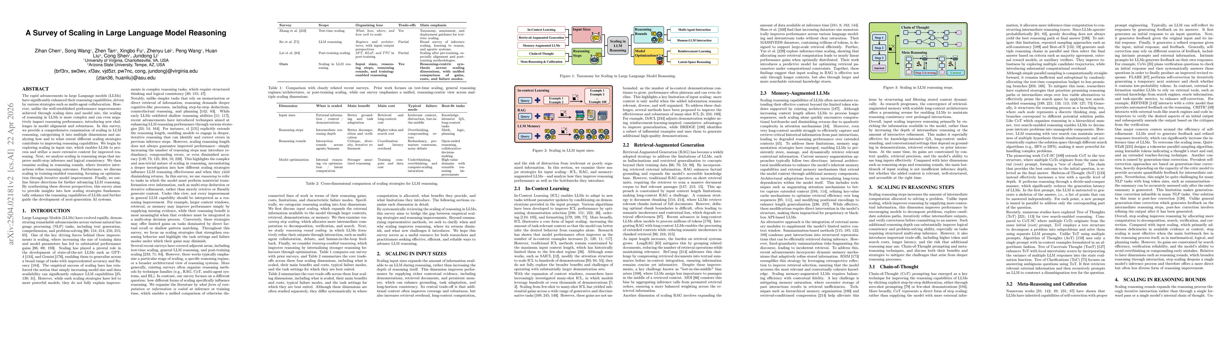 Thumbnail for A Survey of Scaling in Large Language Model Reasoning