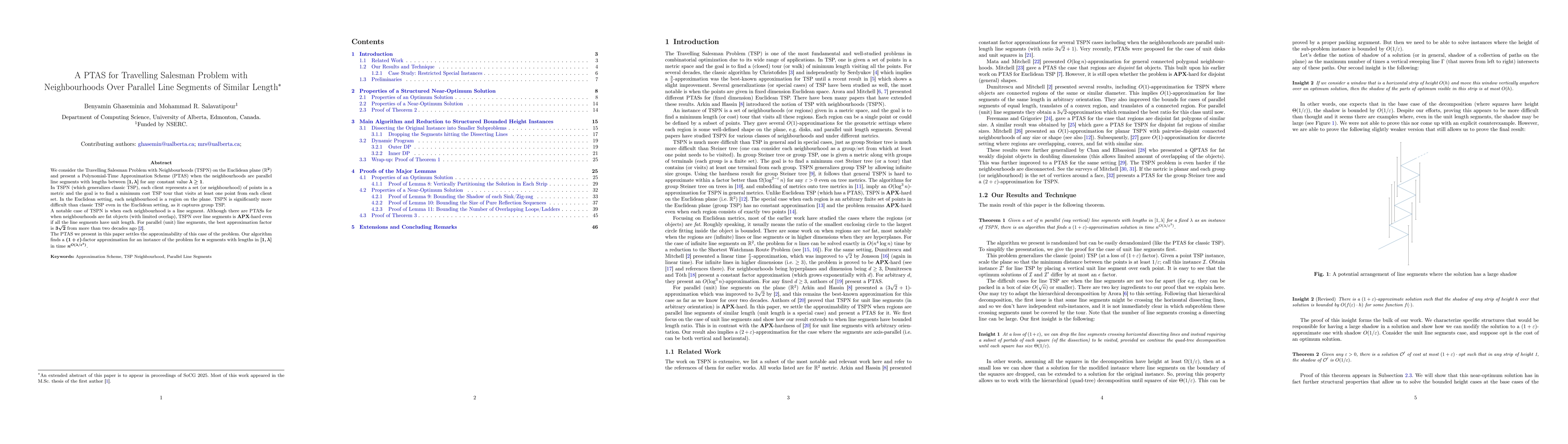 Thumbnail for A PTAS for Travelling Salesman Problem with Neighbourhoods Over Parallel
  Line Segments of Similar Length
