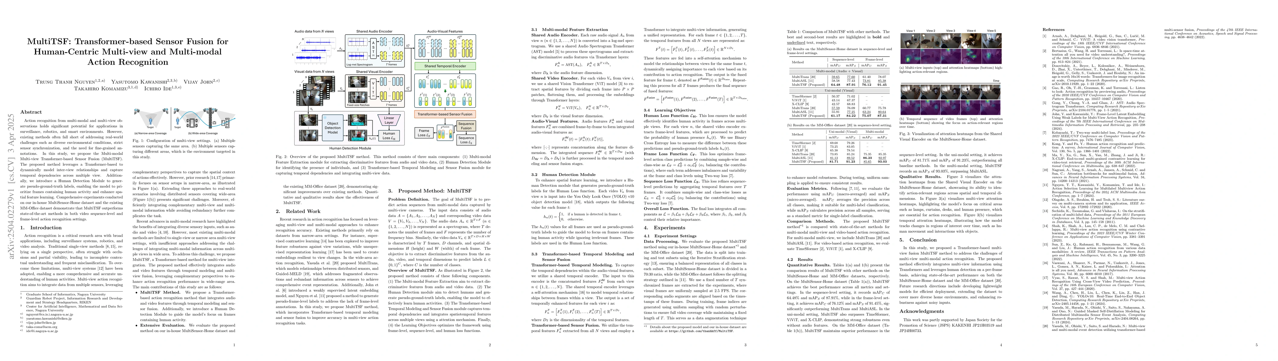 Thumbnail for MultiTSF: Transformer-based Sensor Fusion for Human-Centric Multi-view
  and Multi-modal Action Recognition