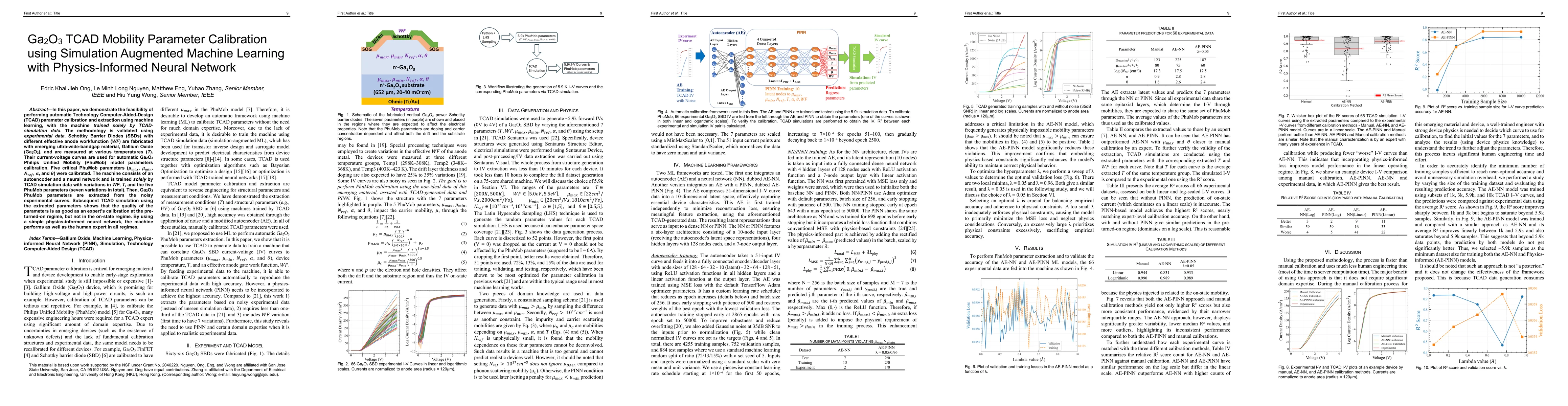 Thumbnail for Ga$_2$O$_3$ TCAD Mobility Parameter Calibration using Simulation Augmented Machine Learning with Physics Informed Neural Network