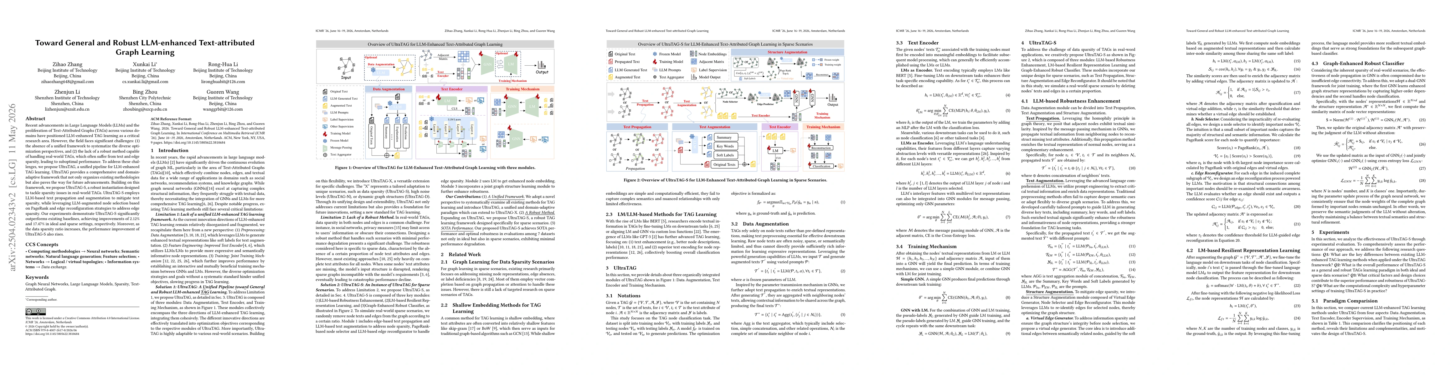 Thumbnail for Toward General and Robust LLM-enhanced Text-attributed Graph Learning