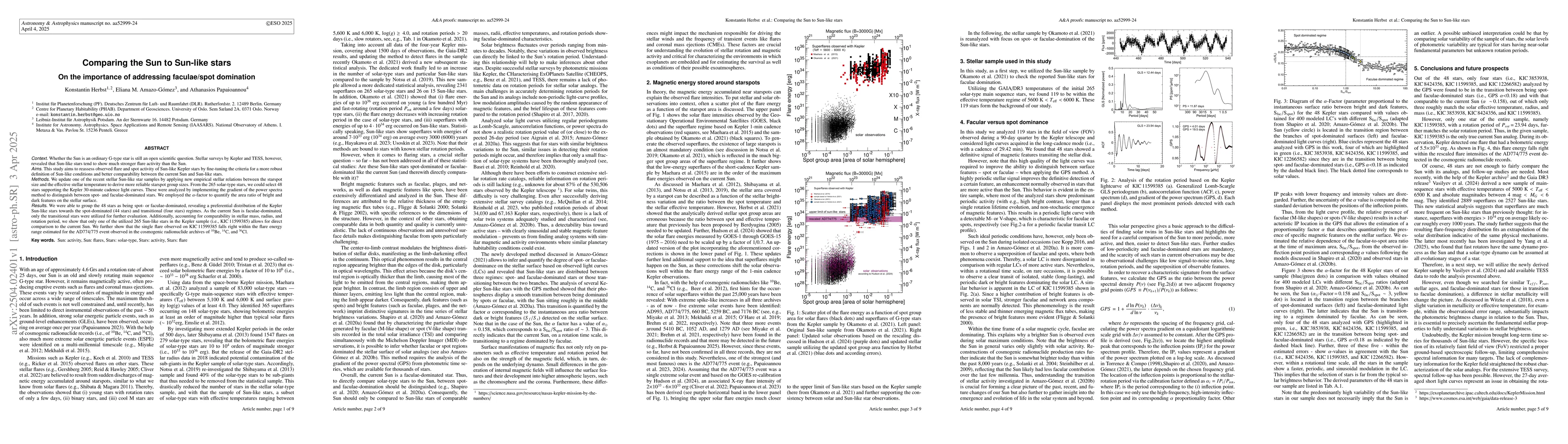 Thumbnail for Comparing the Sun to Sun-like stars. On the importance of addressing
  faculae/spot domination